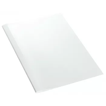 Leitz Bindemappen Thermo Standard 1,5 mm, A4, Karton, PVC, Transparent, Weiß, 15 Blatt, 240 g/m², 80 g/m²