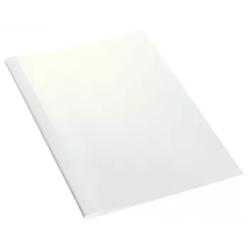 Leitz Bindeumschläge Thermo Standard 6mm, A4, Karton, Polyvinylchlorid (PVC), Weiß, 60 Blatt, 240 g/m², 6 mm