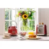 KitchenAid 5KEK1222EER Wasserkocher 1,25 L 2200 W Schwarz, Rot, Edelstahl