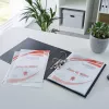 Esselte Premium Pocket A4, oben und links offen, 30 % vorverbraucherrecycelter Kunststoff
