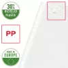 Esselte Premium A4 Klarsichthülle oben und links offen, 30 % Pre-Consumer-Recycling-Kunststoff