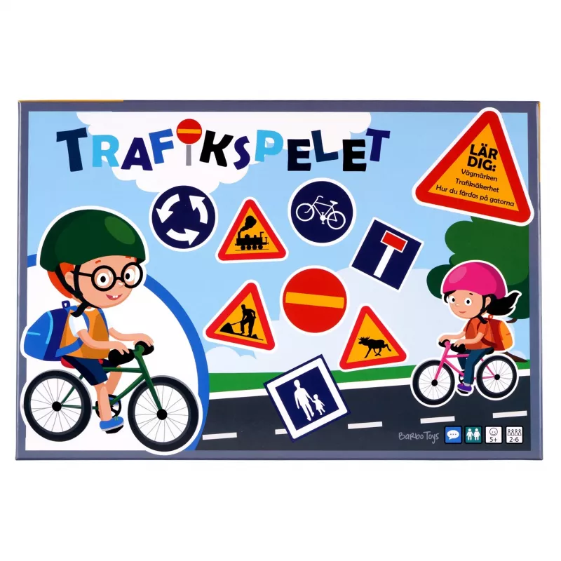 Barbo Toys Verkehrsspiel Brettspiel Lernen