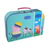 Barbo Toys Peppa Pig Koffer 3-teiliges Set sortiert Mehrfarbig Junge/Mädchen Tonnenförmige Tasche