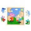 Barbo Toys 9030 Puzzle Holzpuzzle 16 Stk. Zeichentrick