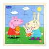 Barbo Toys 9033 Puzzle Holzpuzzle 16-teilig Cartoons