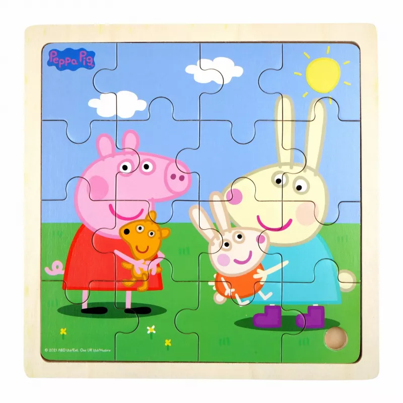 Barbo Toys 9033 Puzzle Holzpuzzle 16-teilig Cartoons