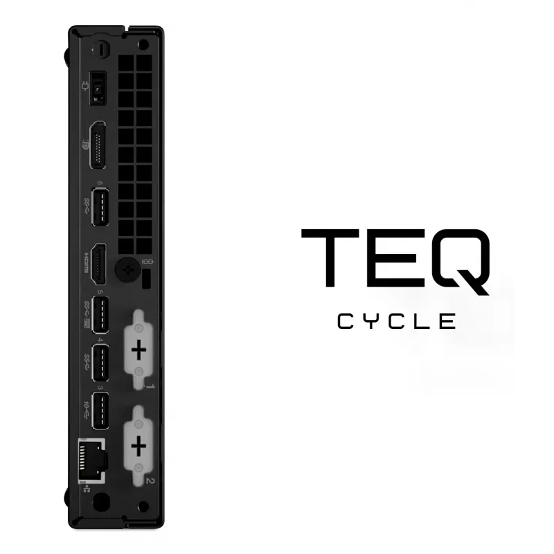 Teqcycle Lenovo Thinkcentre M70Q Intel® Core™ i5 i5-10500 16 GB DDR4-SDRAM 256 GB SSD Windows 11 Pro Mini-PC Schwarz