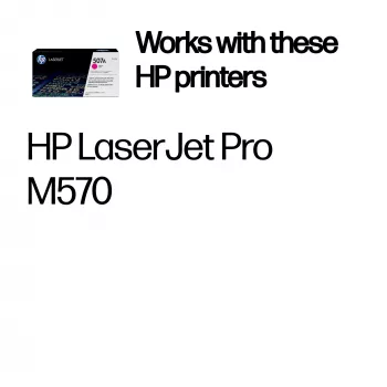 HP 507A Magenta Original LaserJet Tonerkartusche, 6000 Seiten, Magenta, 1 Stk.