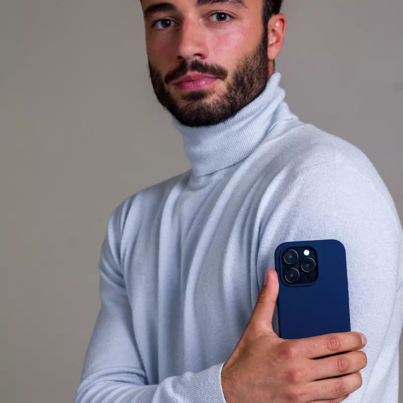 Handyhülle dbramante1928 Monaco für iPhone 13 Pro Max – Pacific Blue, passend für 6,7 Zoll