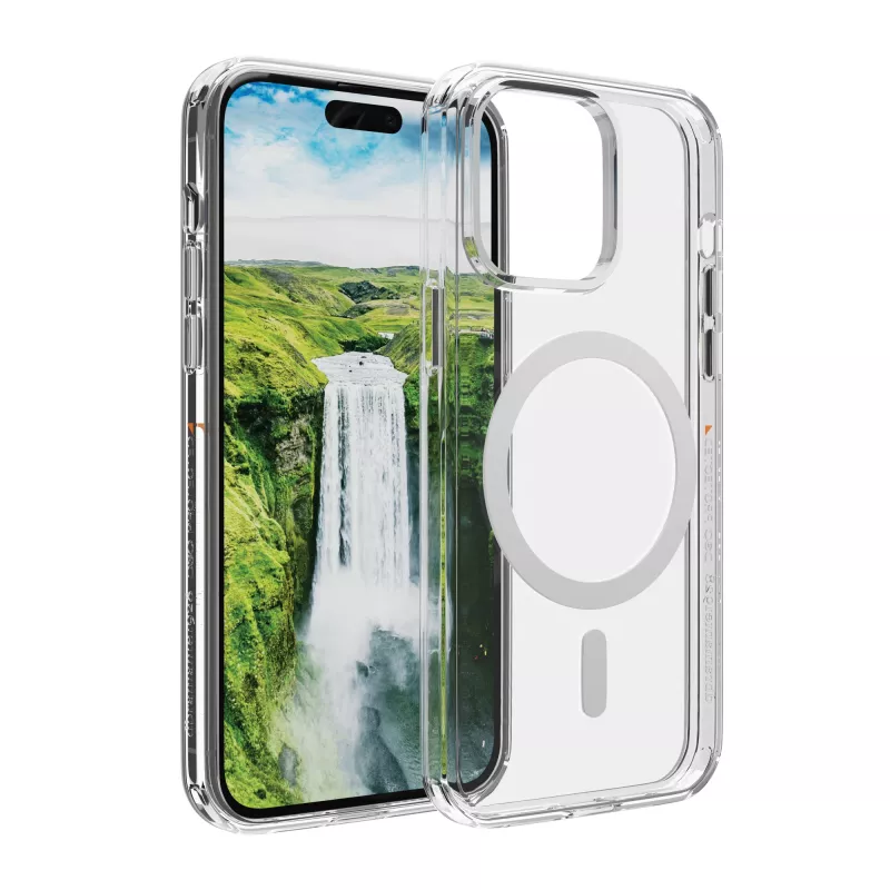 dbramante1928 Iceland Ultra D3O MagSafe - iPhone 15 Pro - Clear Rugged Case