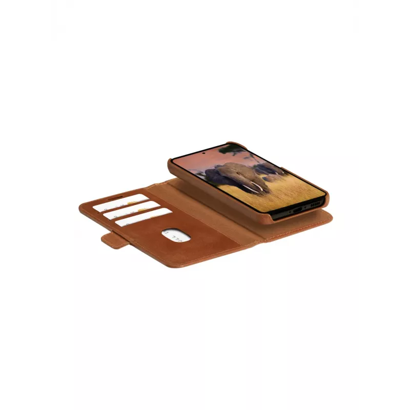 Wallet Case dbramante1928 Lynge für Samsung Galaxy S24+ — Leder, Tan, 6,7 Zoll