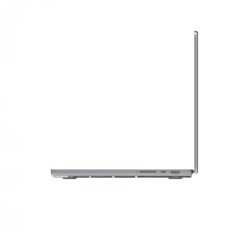 Hülle für 14 inch MacBook Pro von d bramante — Modell Island, passend für M3/M4/M5, 35,6 cm Bildschirm, 258 g, Transparent