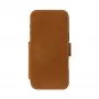 dbramante1928 Copenhagen genarbte Leder-Flipcase für iPhone 17 Pro Max, tan