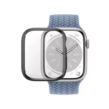 PanzerGlass Full-Body-Displayschutz für Apple Watch Series 9/8/7 41 mm, Schwarz (3663)