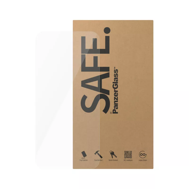 PanzerGlass SAFE. by ® Displayschutzfolie iPhone 15 Pro | Ultra-Wide Fit | BULK