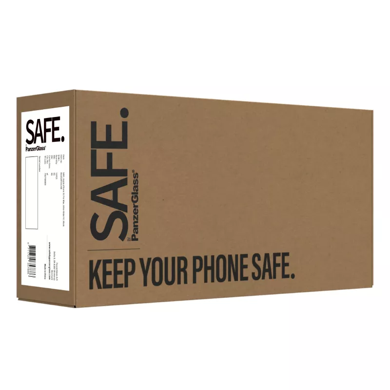 PanzerGlass SAFE. by ® Displayschutz iPhone 15 Pro Max | Ultra-Wide Fit | Bulk