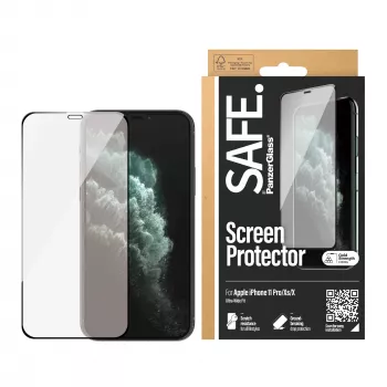 PanzerGlass SAFE. by ® Displayschutz iPhone X | Xs | 11 Pro | Rand-zu-Rand