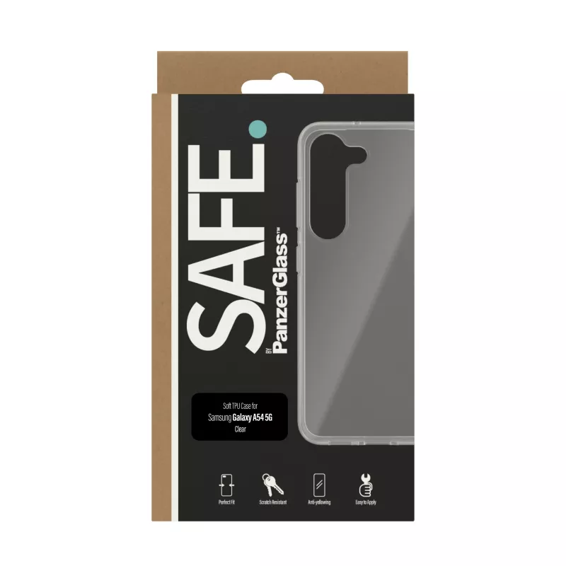 PanzerGlass SAFE. by ® TPU-Hülle Samsung Galaxy S23 | Transparent