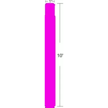 Zebra 10012712-5 Druckeretikett Pink Selbstklebendes Druckeretikett