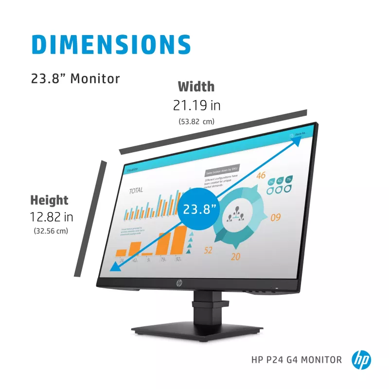 HP P-Series P24 G4 Computermonitor 60,5 cm (23,8 Zoll) 1920 x 1080 Pixel Full HD