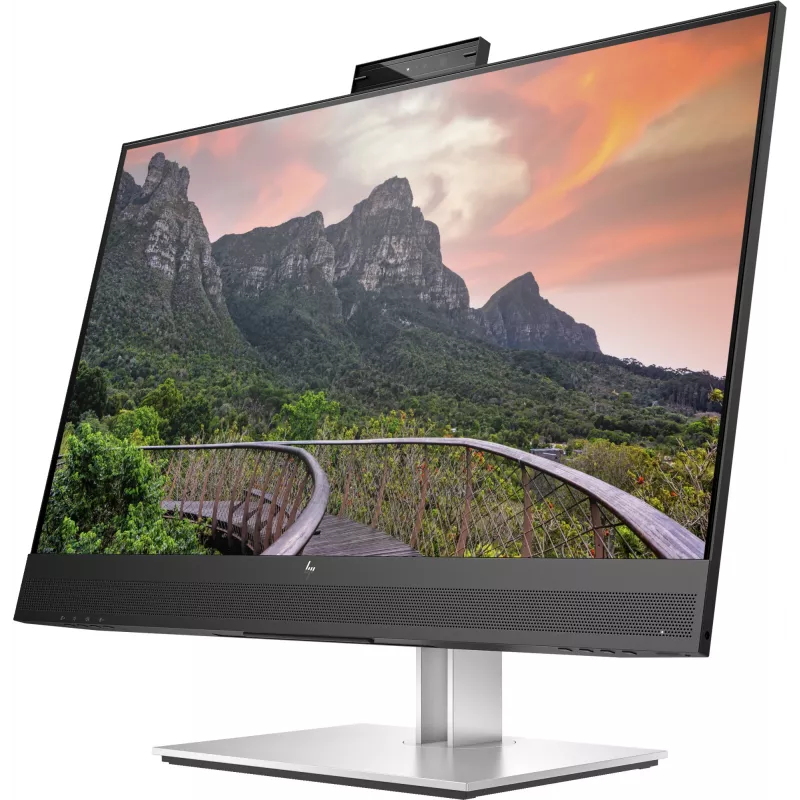 HP E27m G4 QHD USB-C Konferenzmonitor, 68,6 cm (27 Zoll), 2560 x 1440 Pixel, Quad HD, LCD, 5 ms, Schwarz, Silber