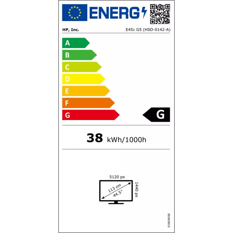 Monitor HP E45c G5 44,5 Zoll DQHD LCD 5120 x 1440