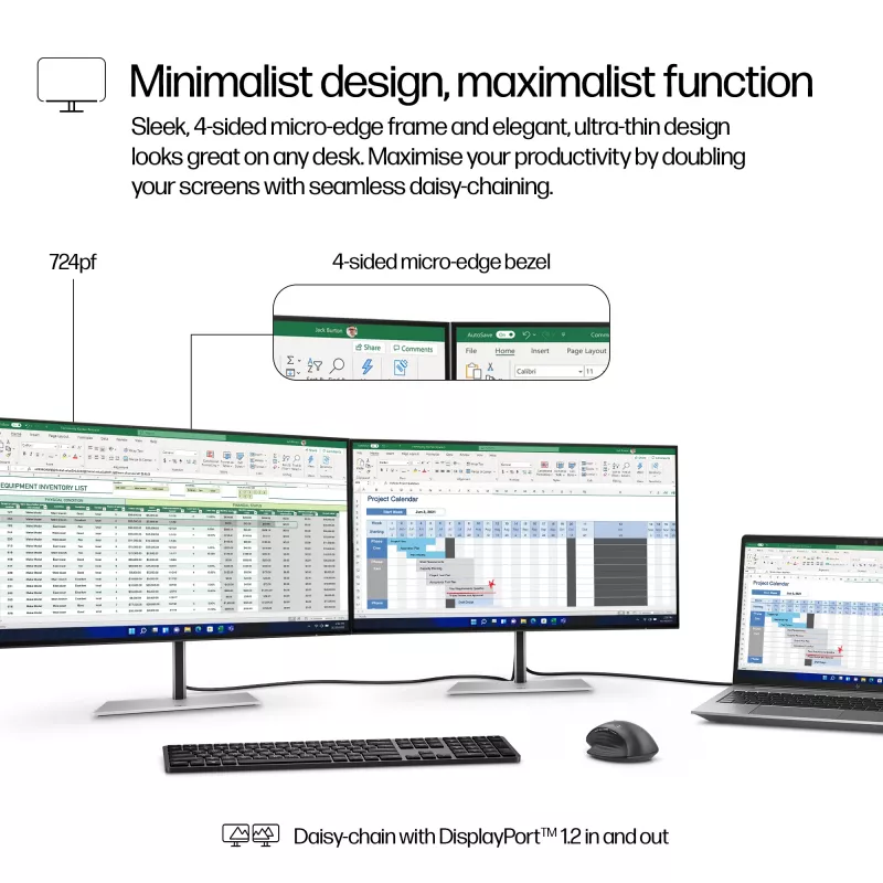 Monitor HP Series 7 Pro 23,8 Zoll FHD LCD 1920x1080
