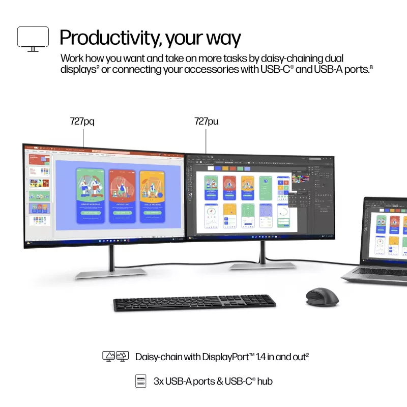 Monitor HP Series 7 Pro 27 Zoll QHD LCD 2560 x 1440