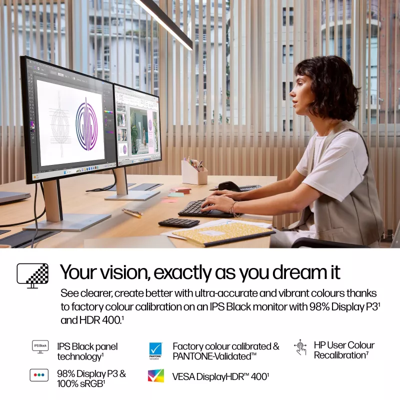 Monitor HP Series 7 Pro 27 Zoll QHD Thunderbolt 4 2560 x 1440
