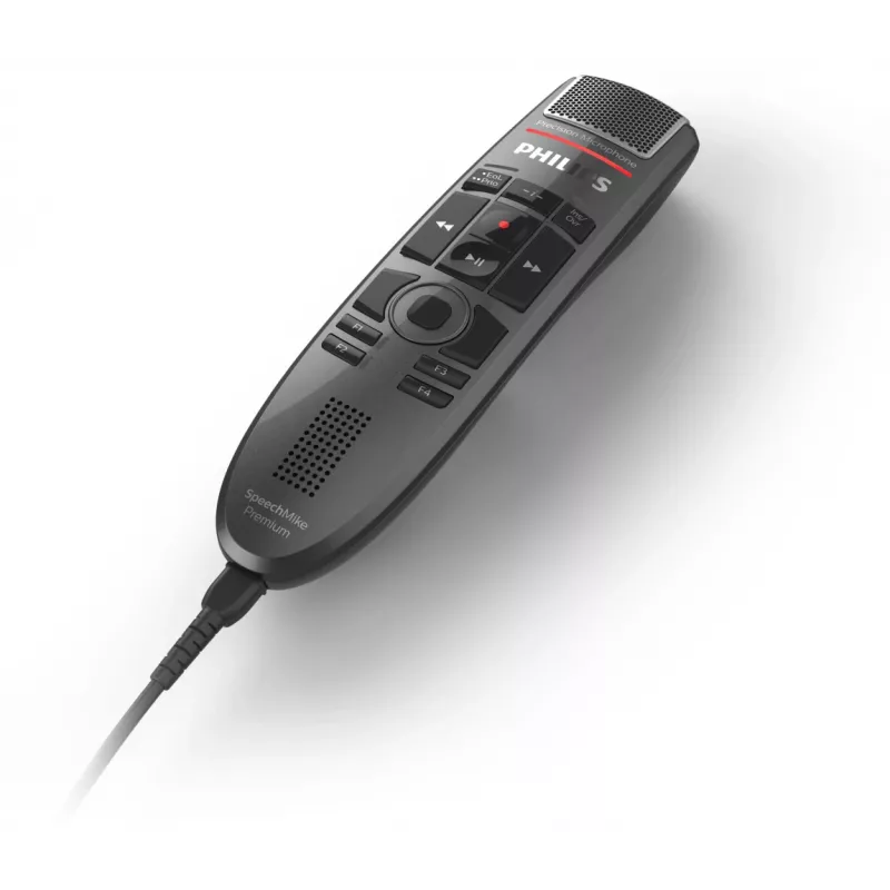 Mikrofon Philips SpeechMike Premium Touch Schwarz Unidirektional USB Kabelgebunden -37 dB