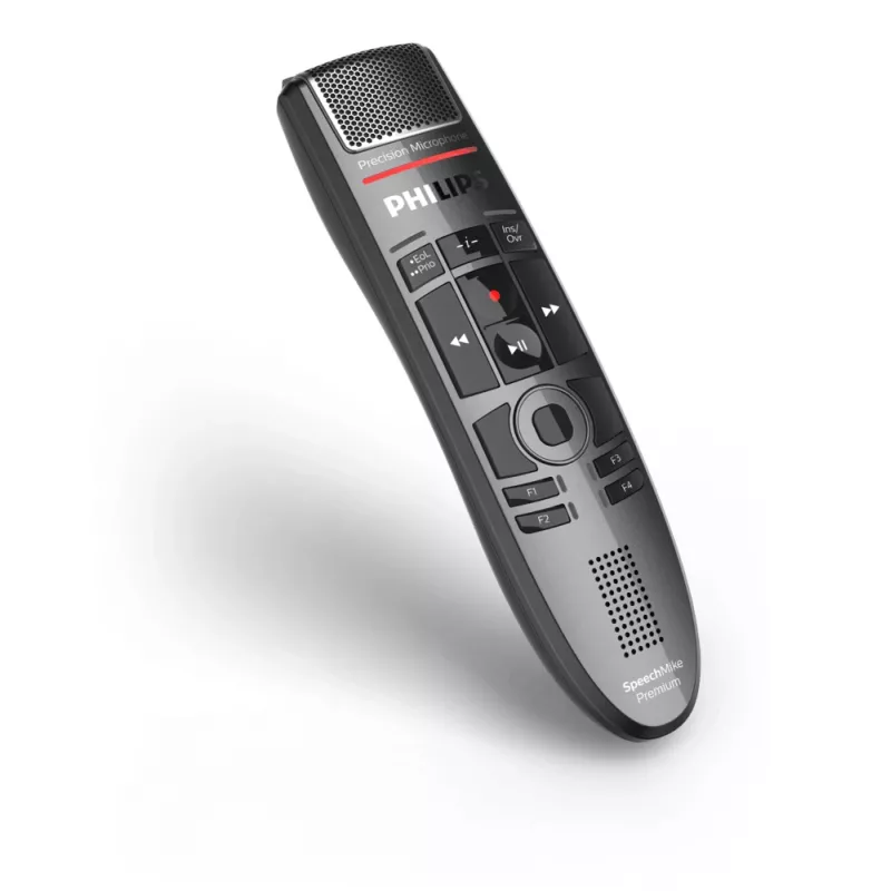 Mikrofon Philips SpeechMike Premium Touch Schwarz Unidirektional USB Kabelgebunden -37 dB