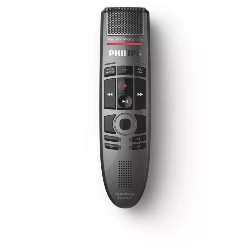 Mikrofon Philips SpeechMike Premium Touch Schwarz Unidirektional USB Kabelgebunden -37 dB