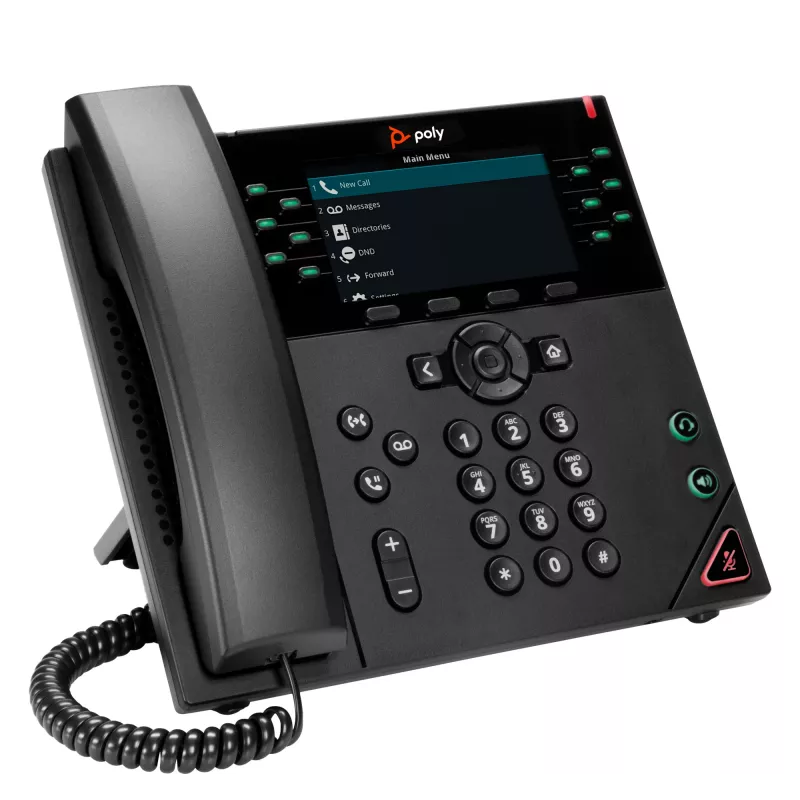 HP Poly VVX 450 12-Line IP Phone und PoE-fähig