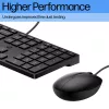 Kabelgebundenes Tastatur-Maus-Set HP 320MK – USB, Membrantastatur, Schwarz