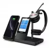 DECT kabelloses Headset Yealink WH66 — Dual Teams, Bluetooth, Supraaural, Head-band, 20–20000 Hz, 127 g, Schwarz
