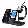 DECT kabelloses Headset Yealink WH66 — Dual Teams, Bluetooth, Supraaural, Head-band, 20–20000 Hz, 127 g, Schwarz