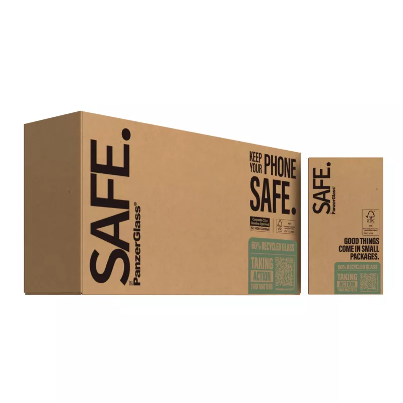 PanzerGlass SAFE. by ® Displayschutz iPhone 16 Pro Max | Ultra-Wide Fit | Bulk