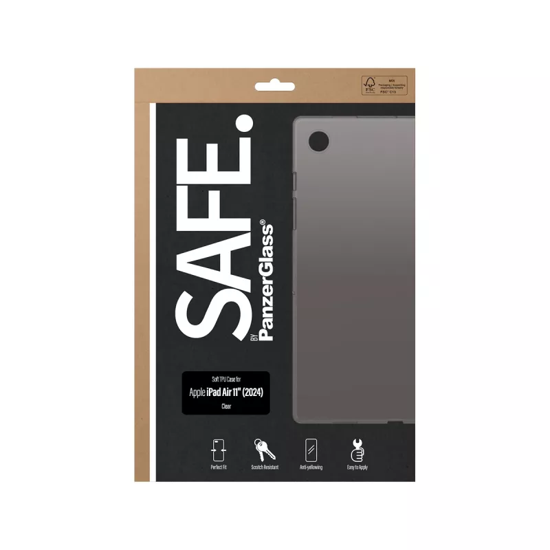 PanzerGlass SAFE. by ® TPU-Hülle Transparent iPad Air 11'' (2024)