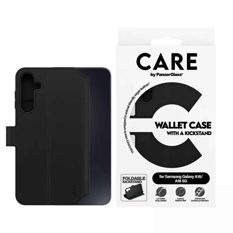 PanzerGlass CARE™ by ® Wallet Case mit Ständer Samsung Galaxy A16 4G | A16 5G