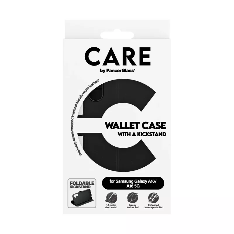 PanzerGlass CARE™ by ® Wallet Case mit Ständer Samsung Galaxy A16 4G | A16 5G