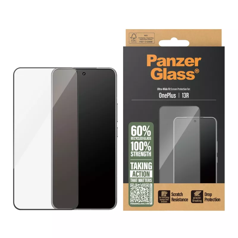 PanzerGlass® Displayschutz OnePlus 13R | Ultra-Wide Fit