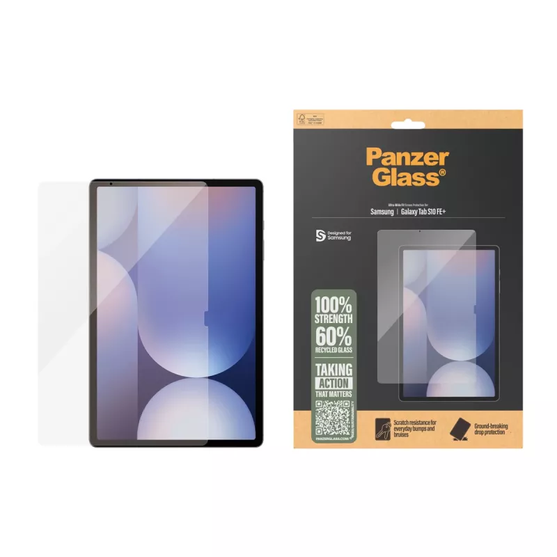 PanzerGlass® Displayschutz Samsung Galaxy Tab S10 FE+ | Ultra-Wide Fit