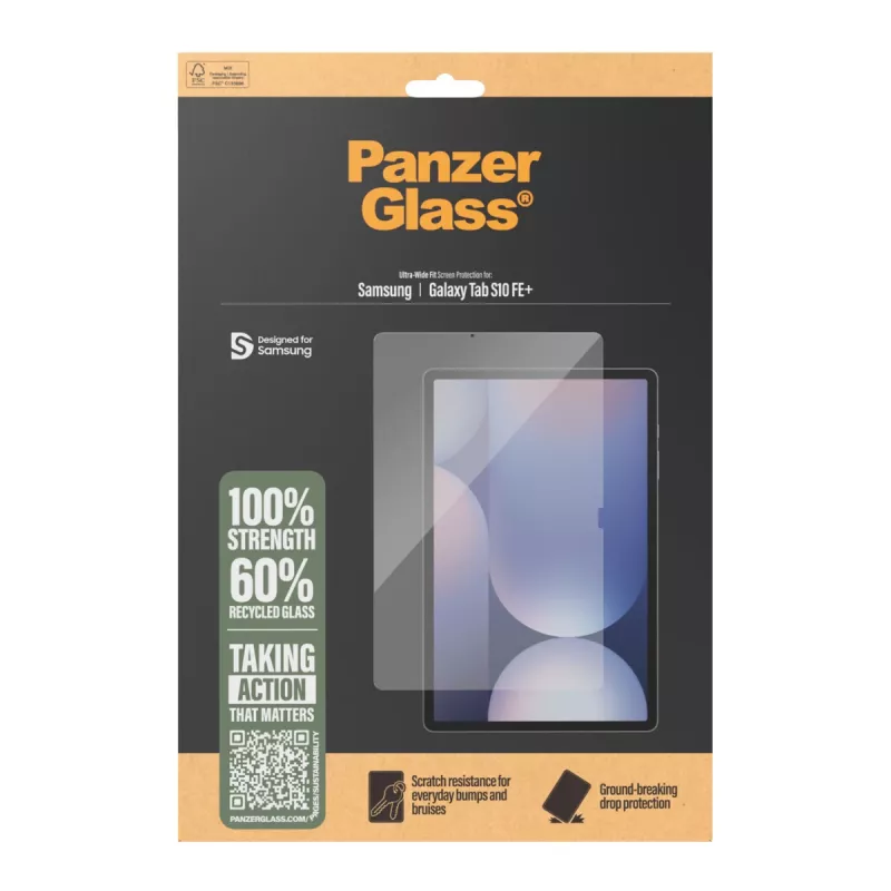 PanzerGlass® Displayschutz Samsung Galaxy Tab S10 FE+ | Ultra-Wide Fit