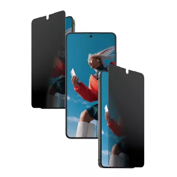 PanzerGlass 2-Way Privacy Screen Protector für Samsung Galaxy S26 — Ultra-Wide Fit, PET + Silicone, kratz- und stoßfest