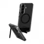 PanzerGlass CARE™ by ® Hülle Transparent mit schwarzem Kickstand & Qi Samsung Galaxy S26+