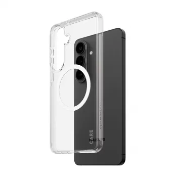 Schutzhülle PanzerGlass CARE Urban Explorer Case für Samsung Galaxy S26+ — transparent, weiß Qi-kompatibel