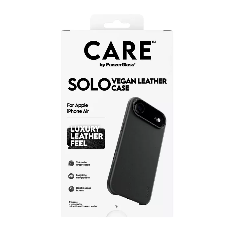 Schutzhülle PanzerGlass CARE Solo für Apple iPhone Air, Schwarz