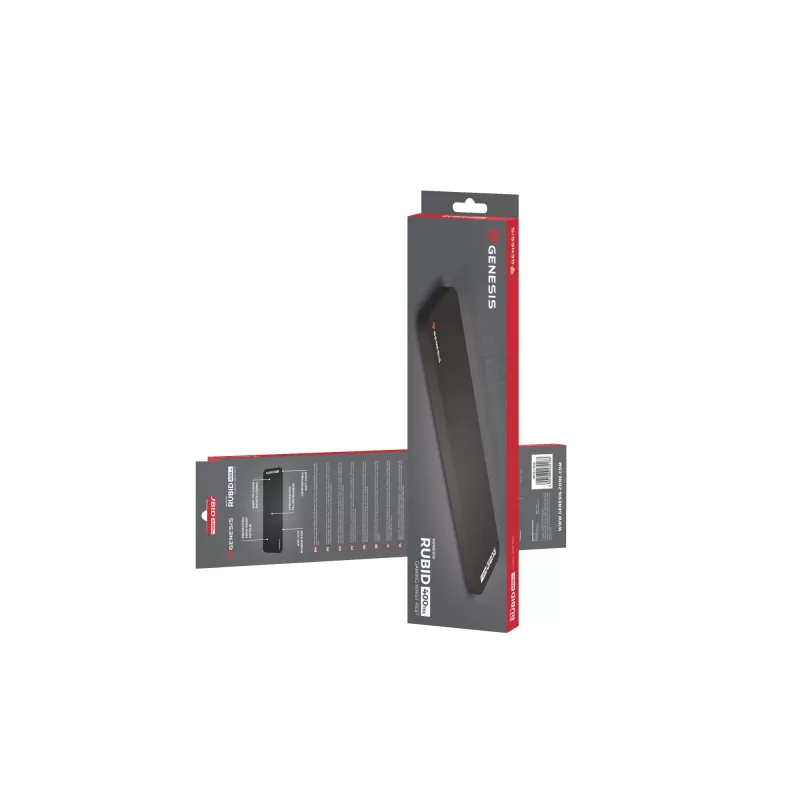 GENESIS Rubid 400 TKL Handgelenkauflage Stoff, Gummi Schwarz