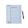 Esselte 100149 Tab-Index Polypropylen (PP) Weiß
