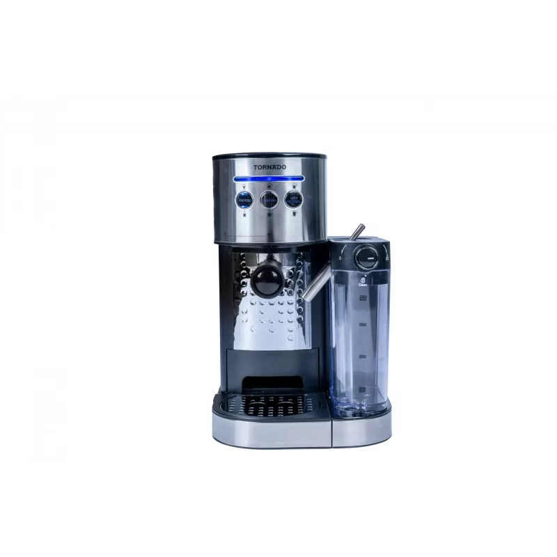 TORNADO TCM-14125 | Kompakte Kaffeemaschine, kompatibel mit Siebträger & ESE-Pads